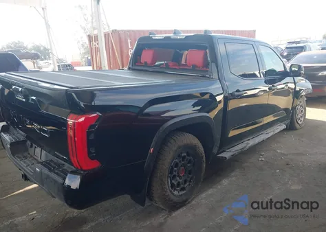 2025 Toyota Tundra Hybrid Trd Pro Hybrid Crewmax 5.5' Bed from USA, damaged, VIN 5TFPC5DB5SX099388